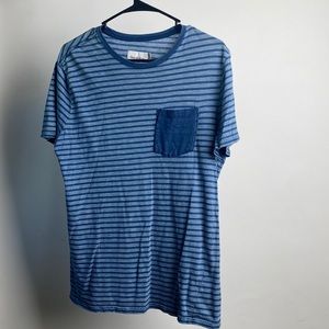 Good fellow blue striped tee